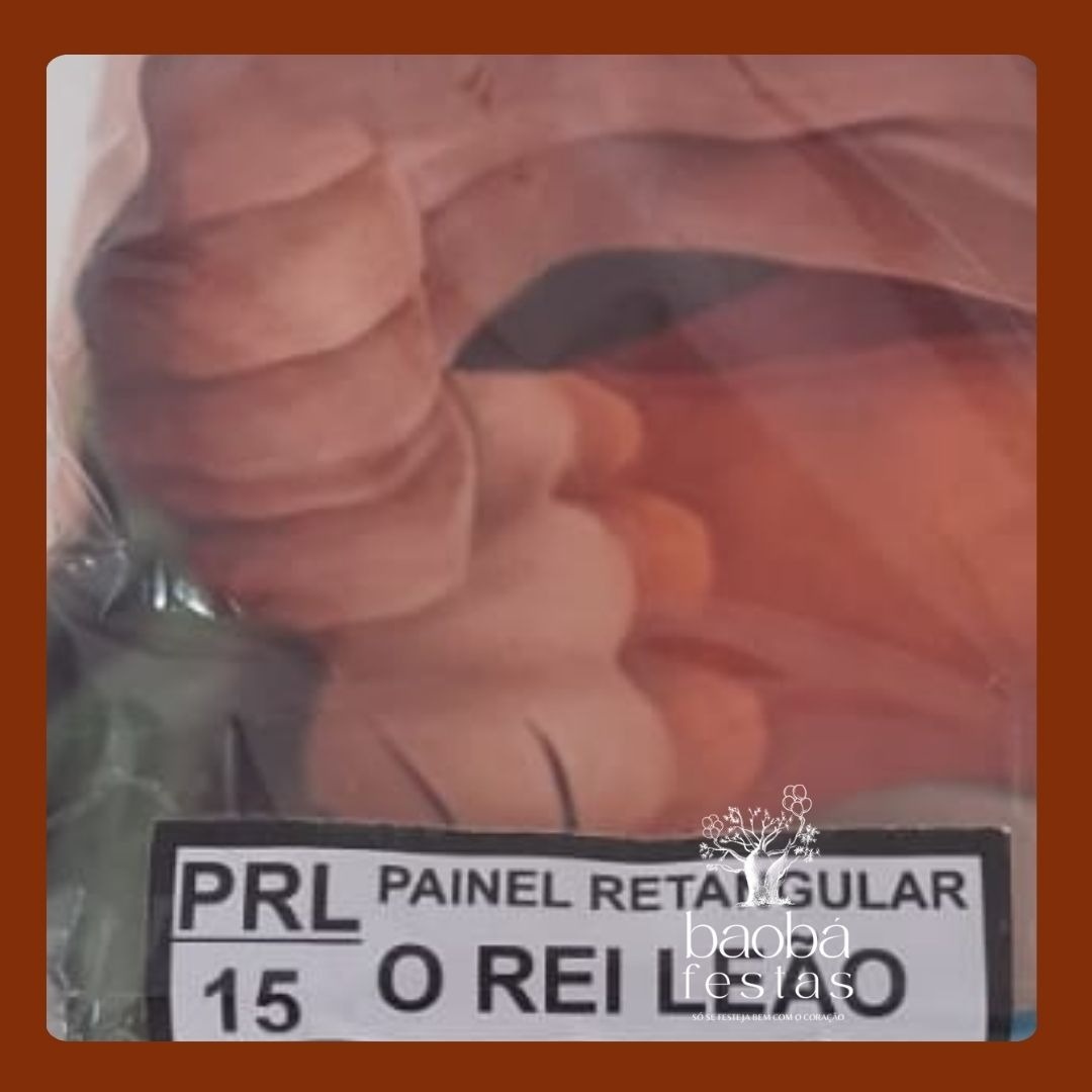 Tecido Retangular Sublimado 2X1 - O Rei Leão - Baobafestas