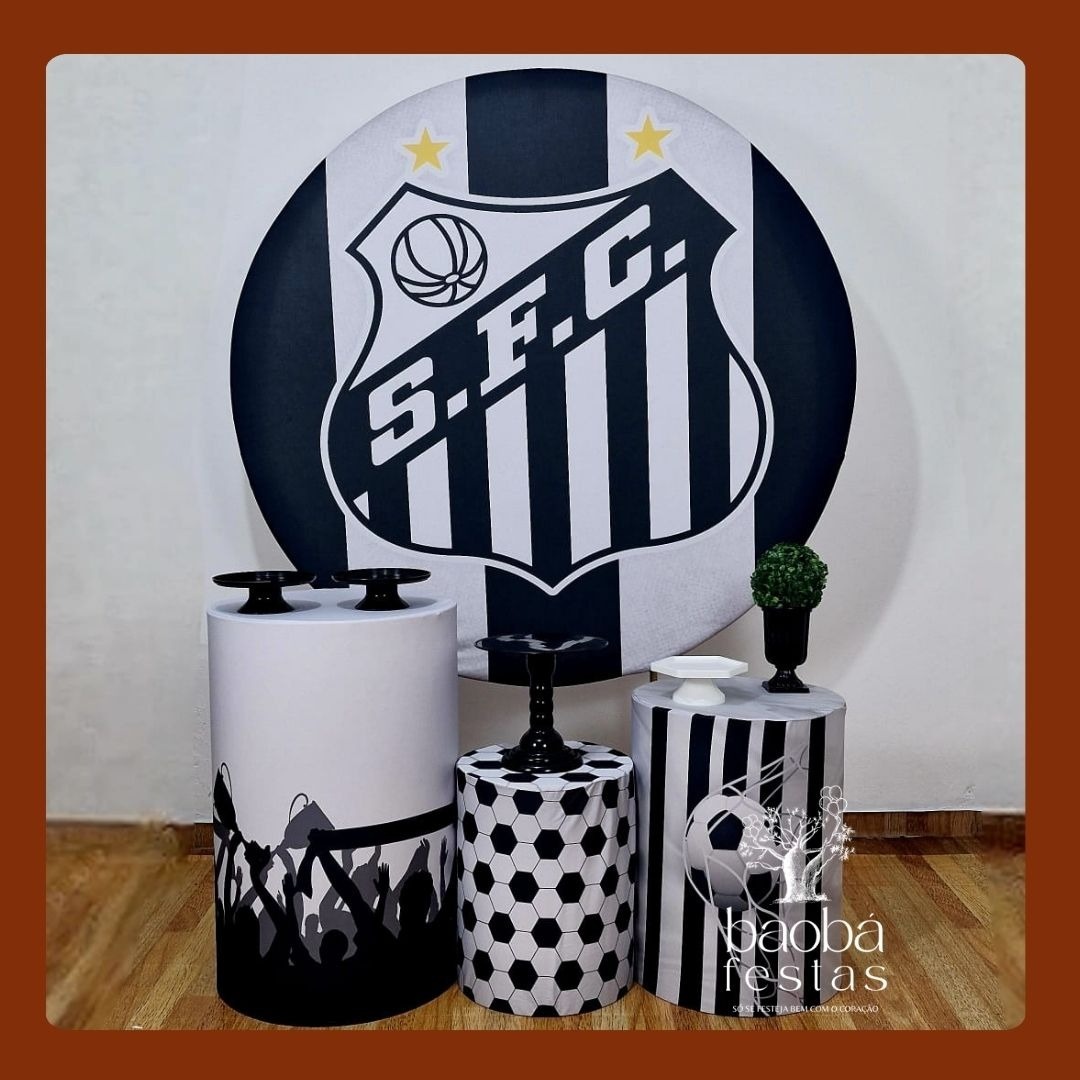 Time Santos (111) - Kit Prata - Baobafestas