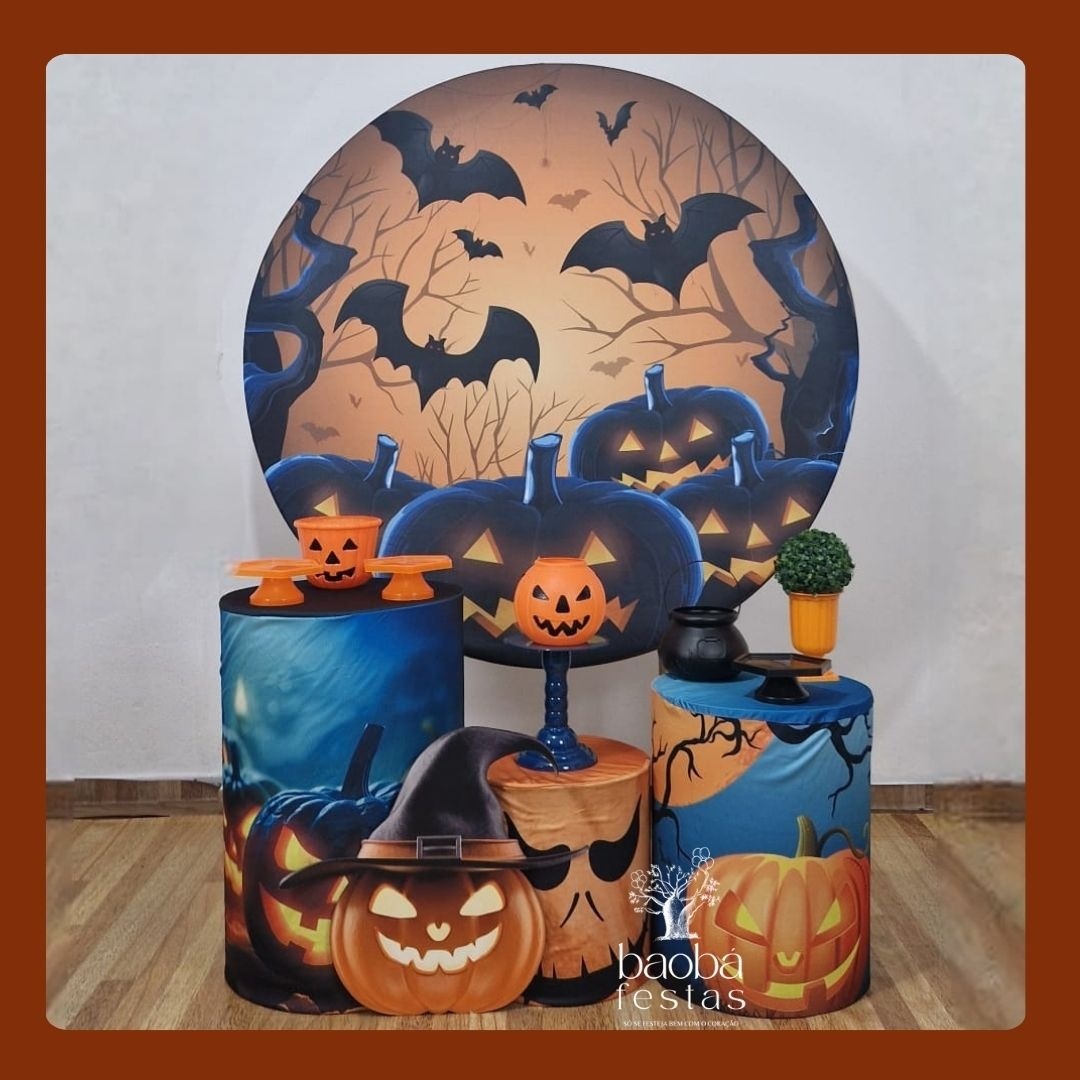 Kit Ouro - Halloween 2 + Totem de Chão (Cópia) - Baobafestas