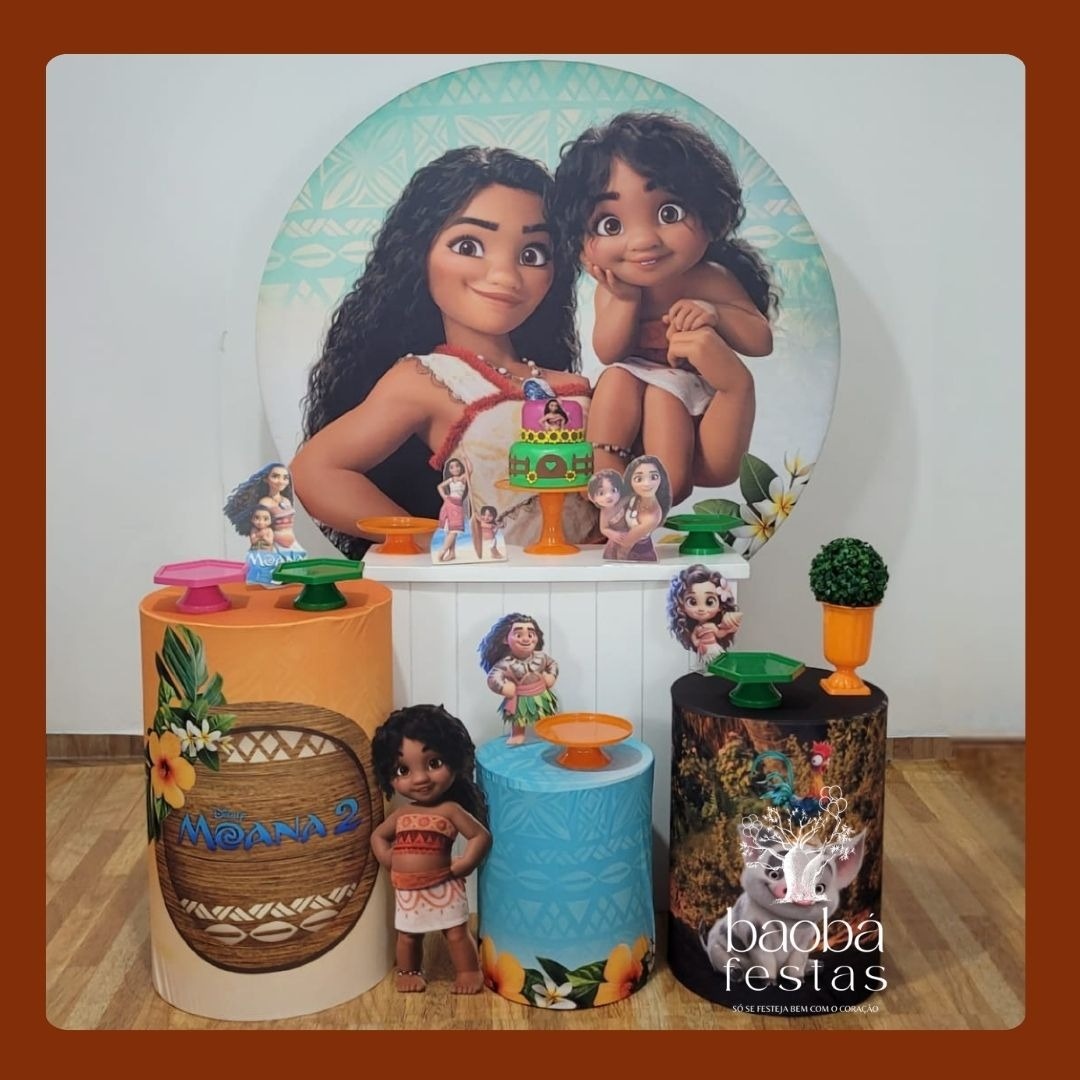 Moana 2 - Kit Diamante - Baobafestas