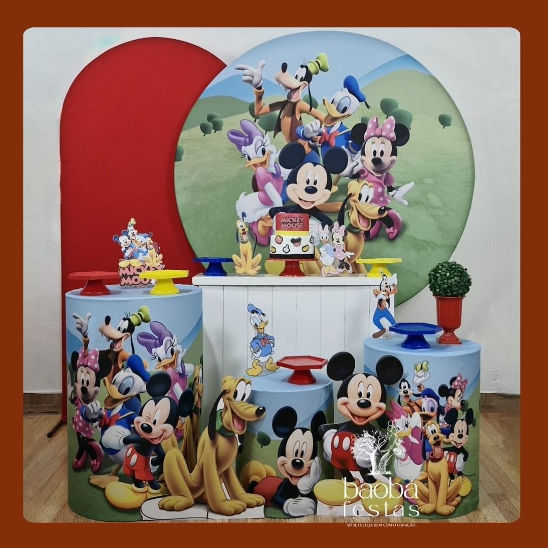 Turma Do Mickey (181) - Kit Luxo (+2 Totens)  - Baobafestas