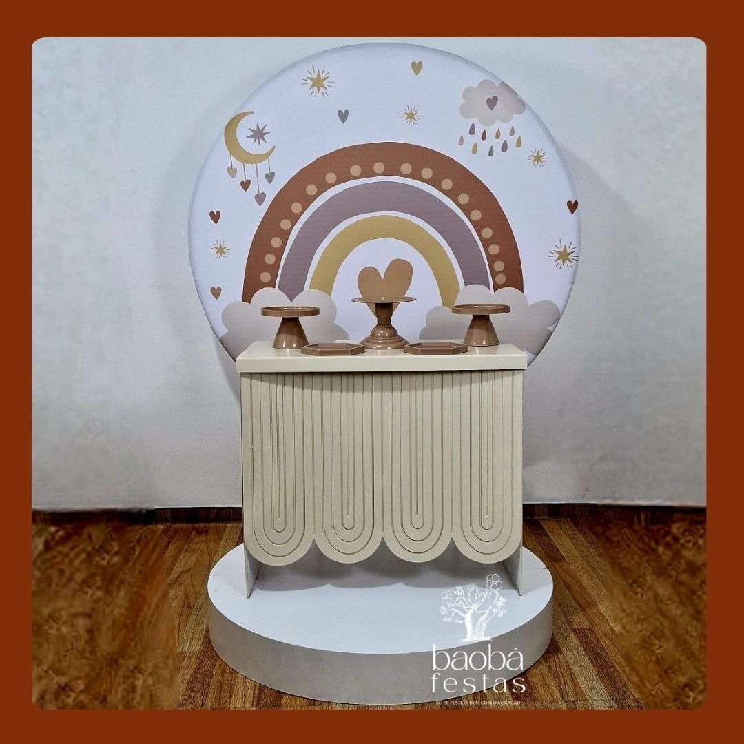 Arco Iris Boho (59)- Composição Mesa Boho - Baobafestas