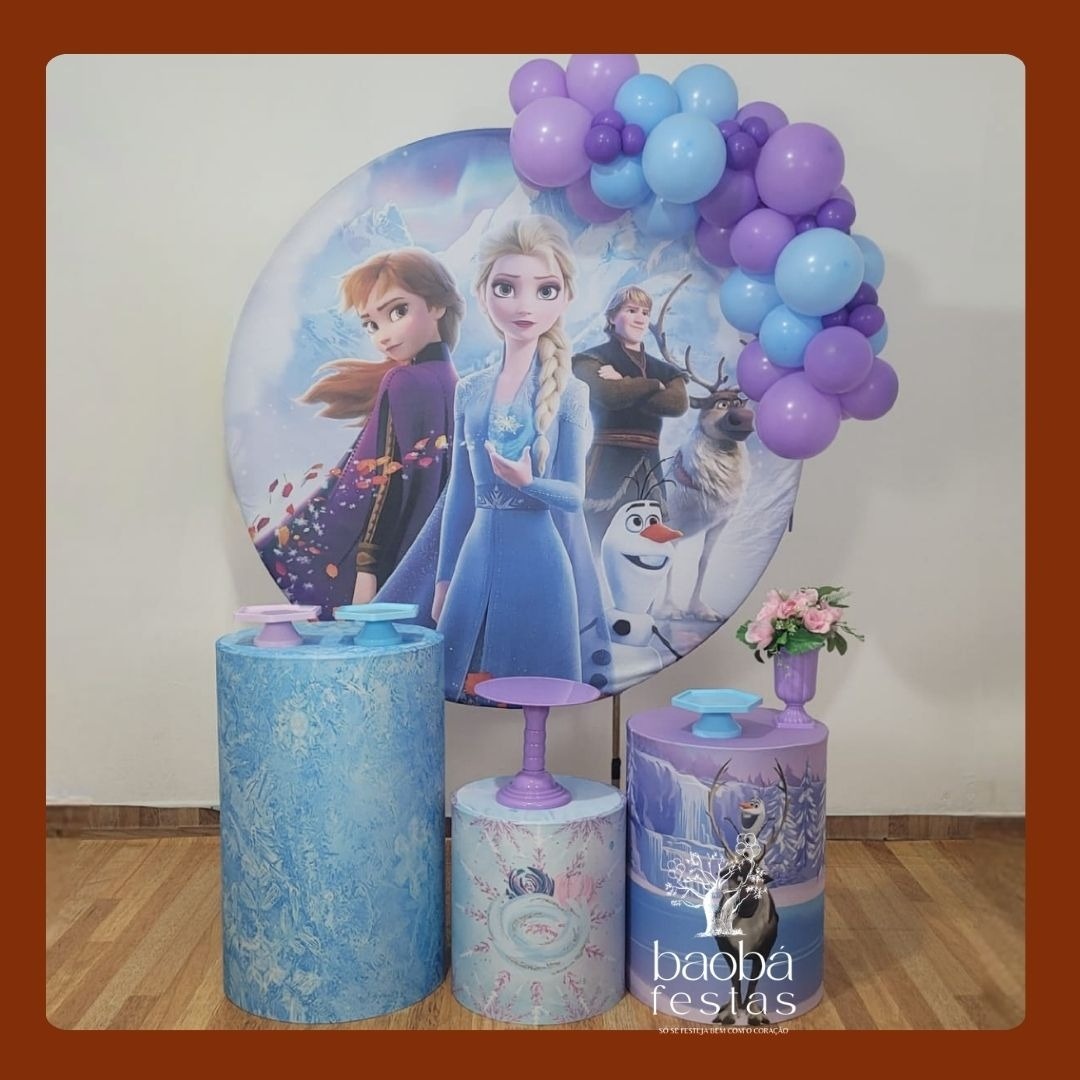 Kit Prata - Frozen - Baobafestas