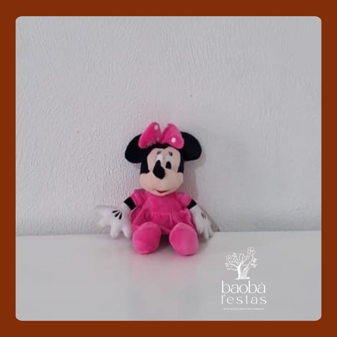 Pelúcias - Minnie Rosa P - Baobafestas