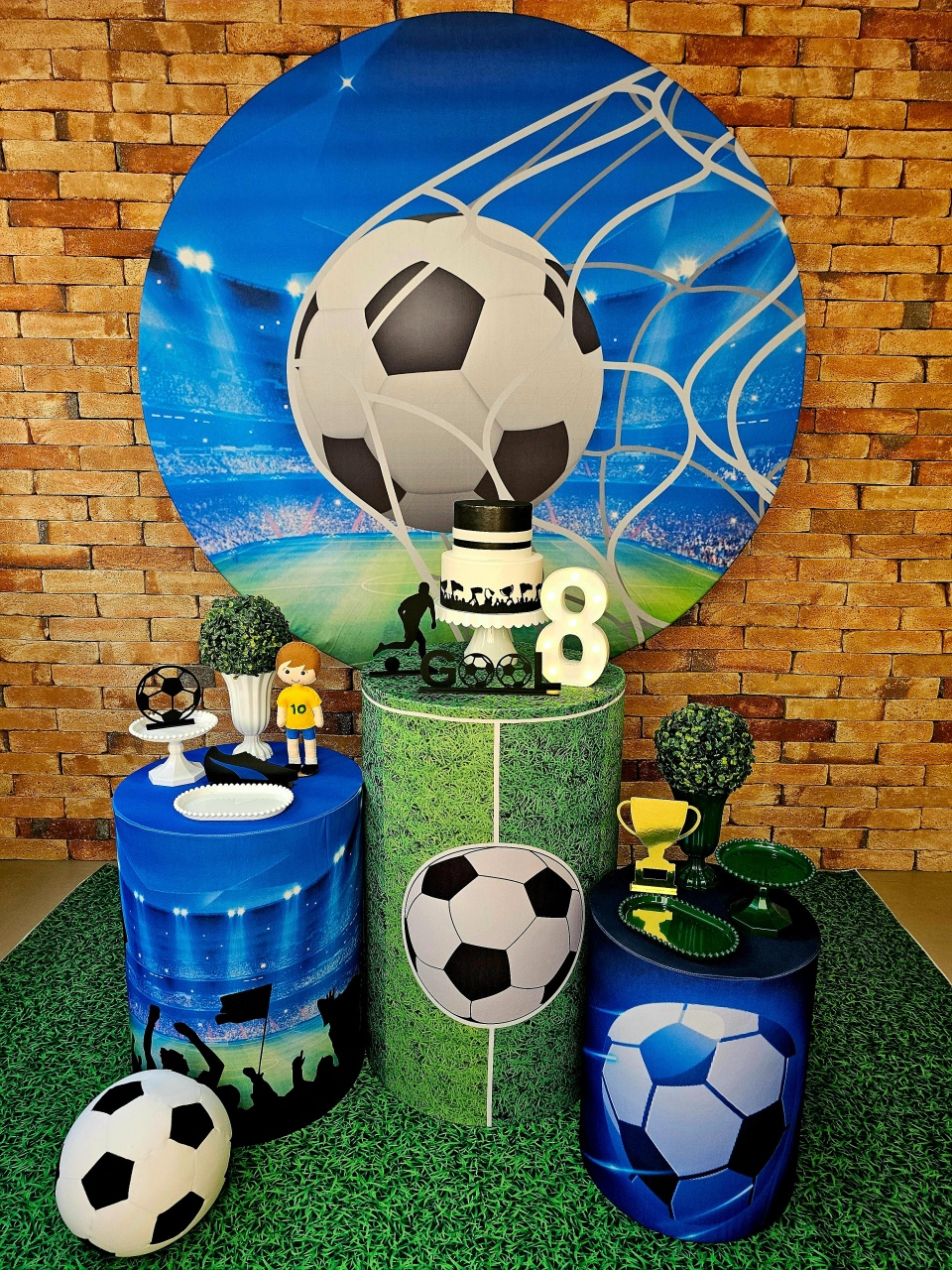 Futebol - Kit Bronze - Cuca Maluca Festas