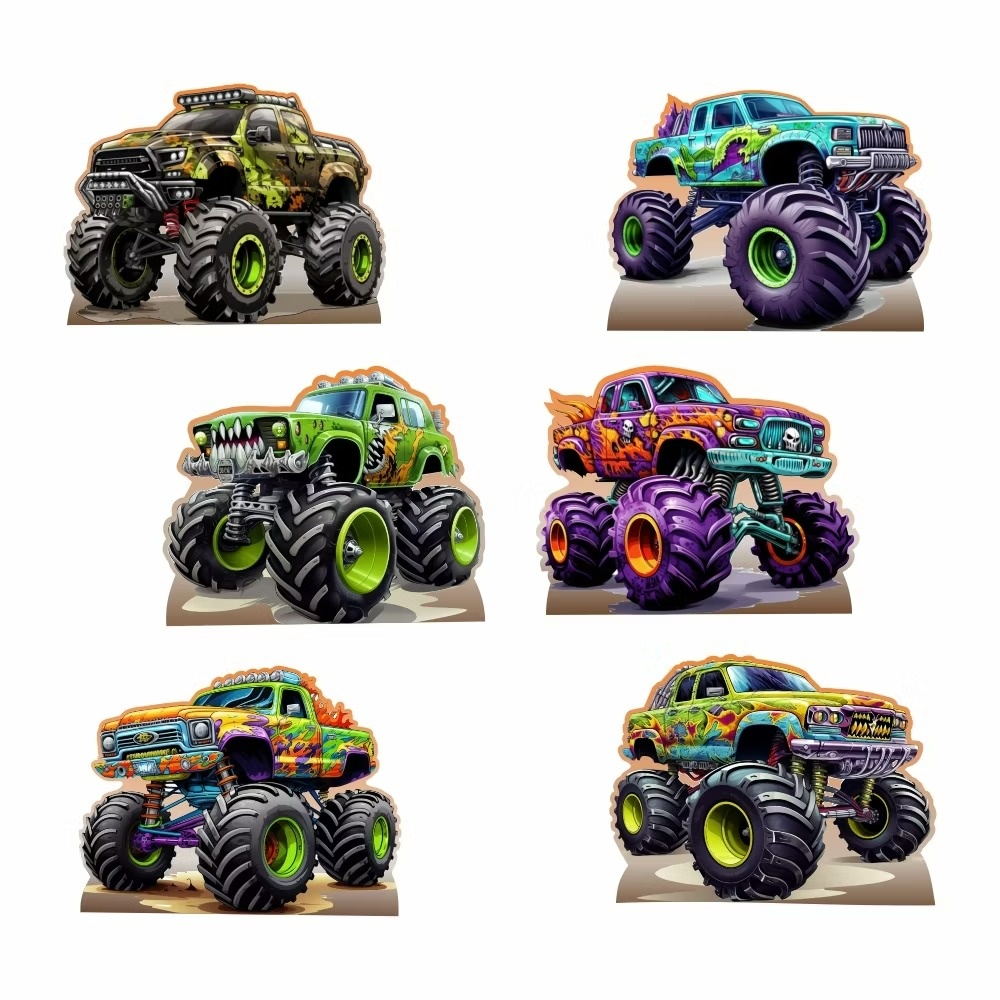 Hot Wheels - Kit 6 Displays de Mesa - Cuca Maluca Festas