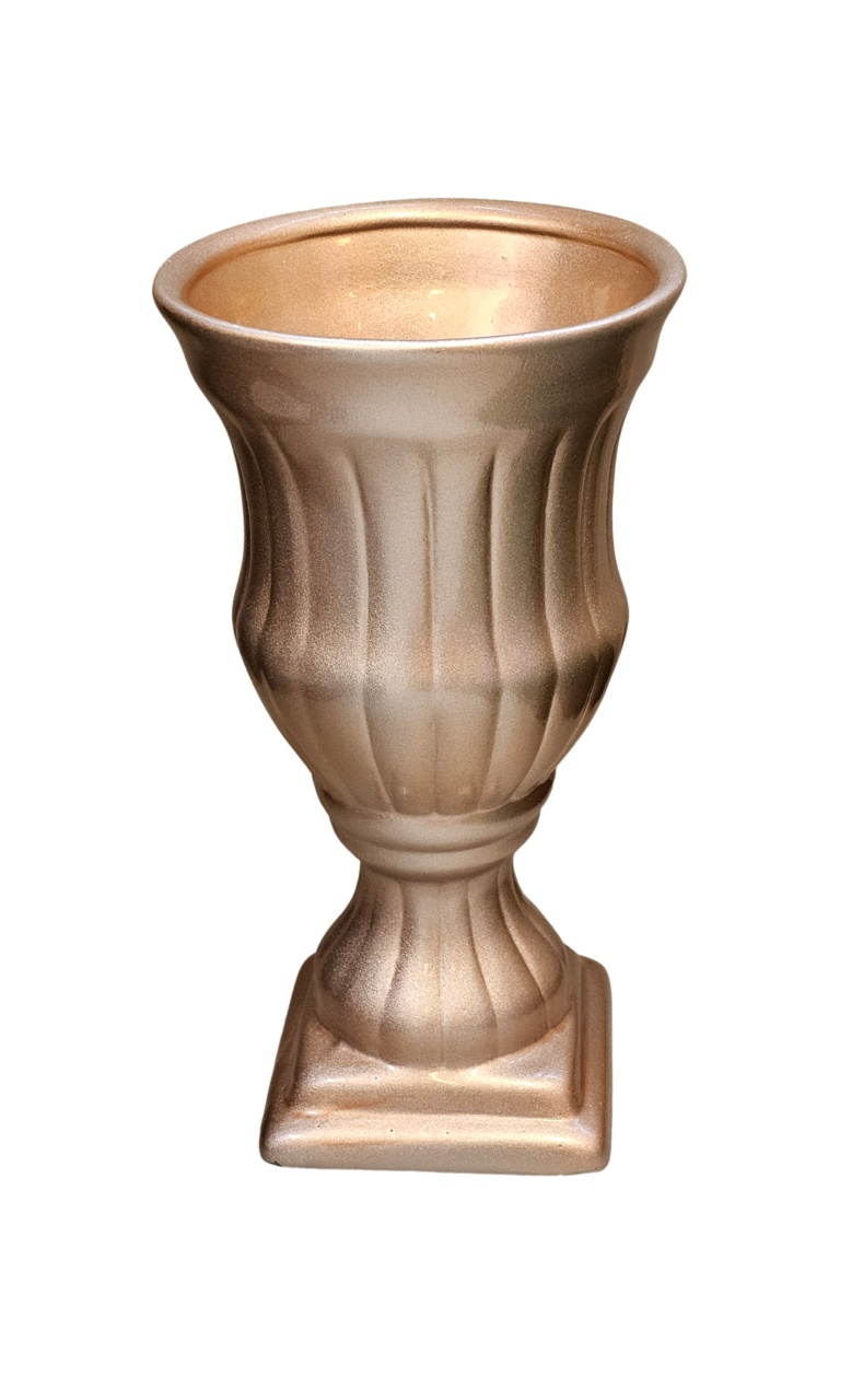 Vaso de Cerâmica G Rosé Gold - Cuca Maluca Festas
