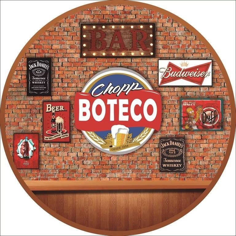 Boteco - Capa Painel Redondo - Cuca Maluca Festas