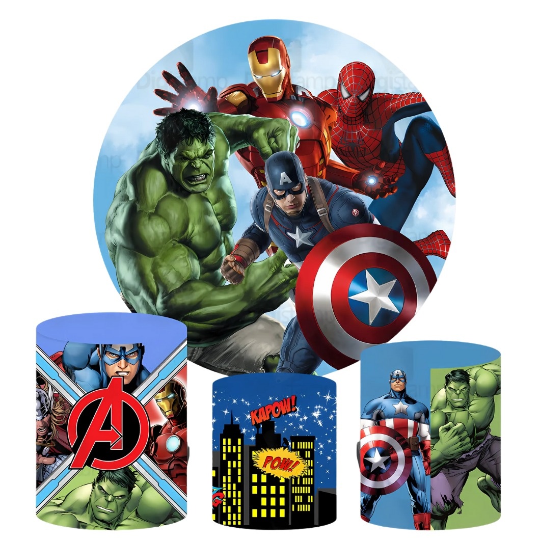 Vingadores - Kit Ouro - Cuca Maluca Festas