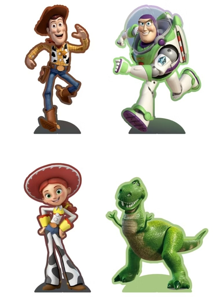 Toy Story - Kit 4 Displays de Mesa - Cuca Maluca Festas