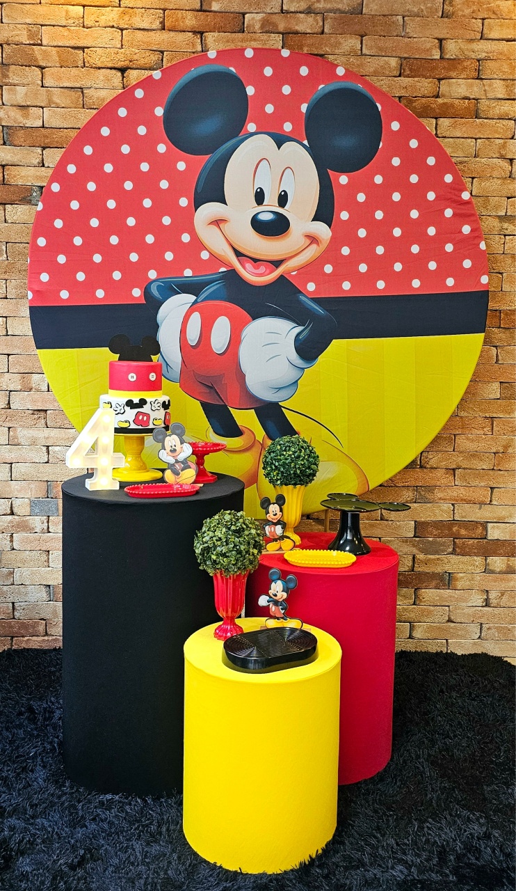 Mickey - Kit Bronze - Cuca Maluca Festas