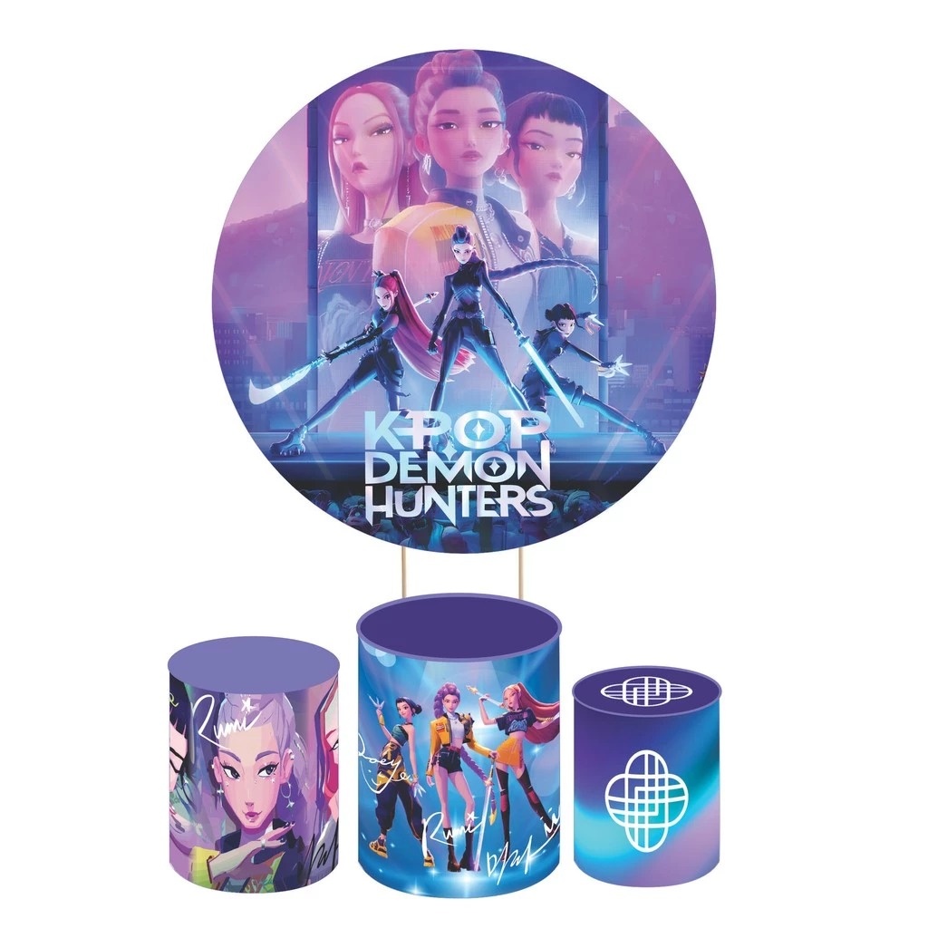 Guerreiras Do K-Pop - Kit de Capas - Cuca Maluca Festas