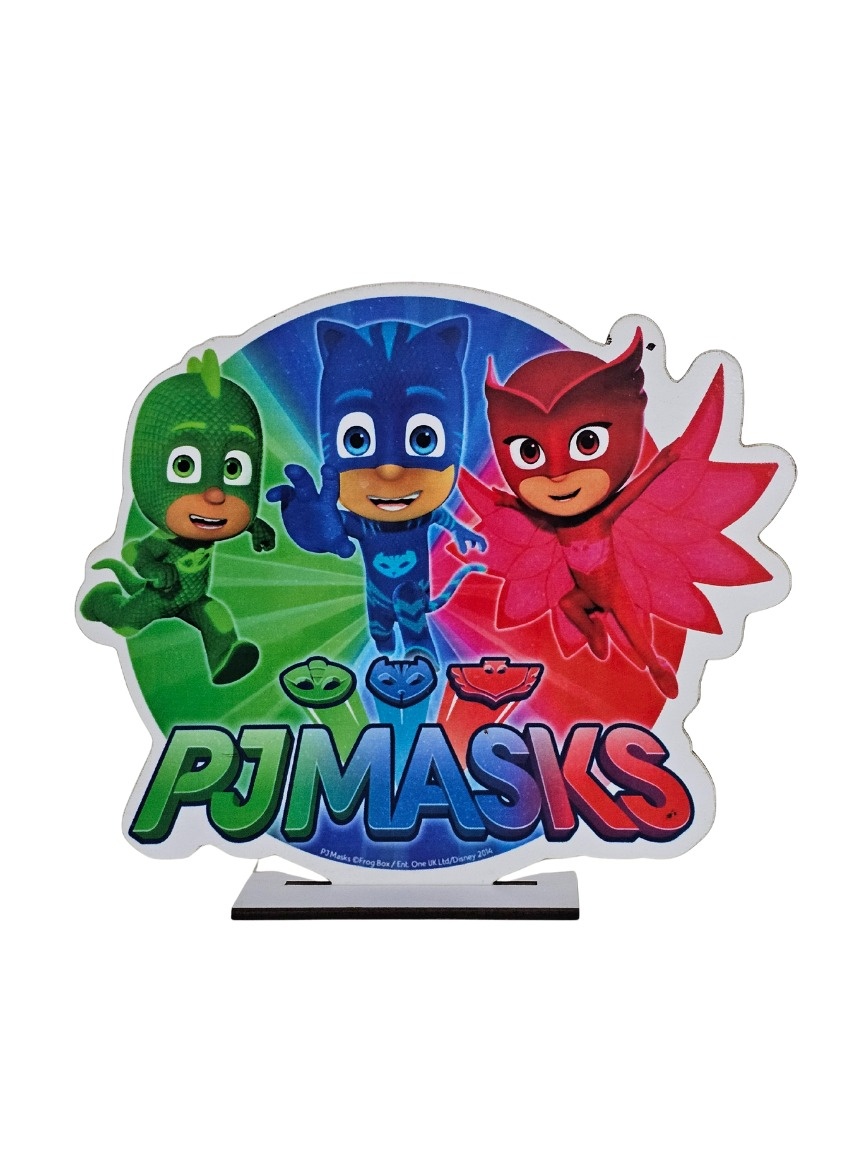 Pj Masks - Display de Mesa - Cuca Maluca Festas