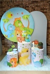 Dino Baby - Kit 2 Prata - imagem 1