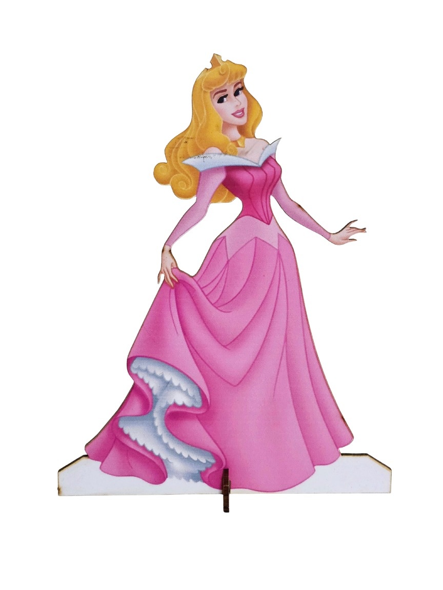 Princesas (Aurora) - Display de Mesa - Cuca Maluca Festas