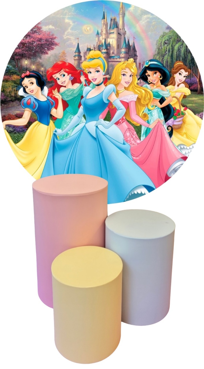 Princesas - Kit de Capas - Cuca Maluca Festas