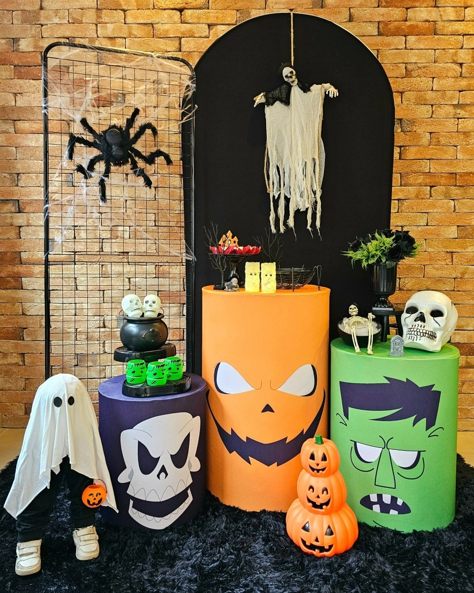 Kit Halloween Esqueleto - Cuca Maluca Festas