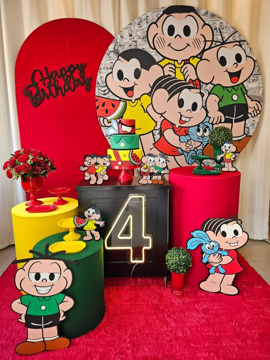 Turma da Mônica - Kit 2 Ouro - Cuca Maluca Festas