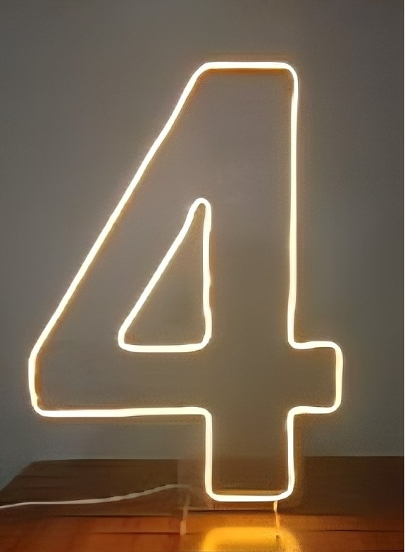 Led 50Cm - Nr. 4 - Cuca Maluca Festas