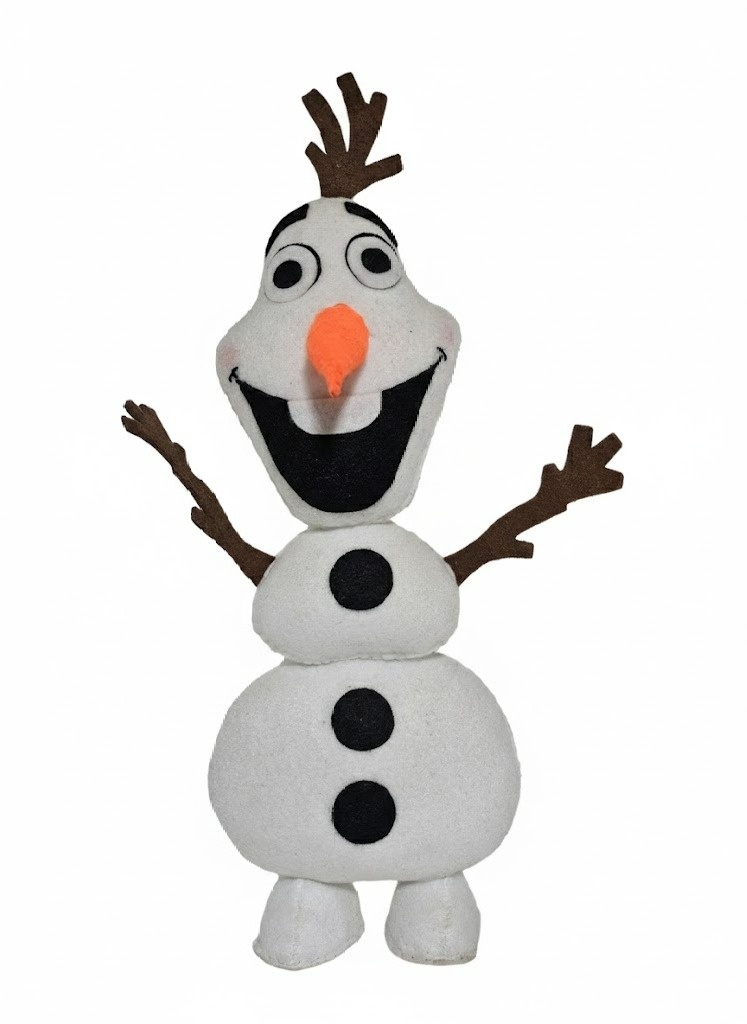 Frozen (Olaf) - Feltro - Cuca Maluca Festas
