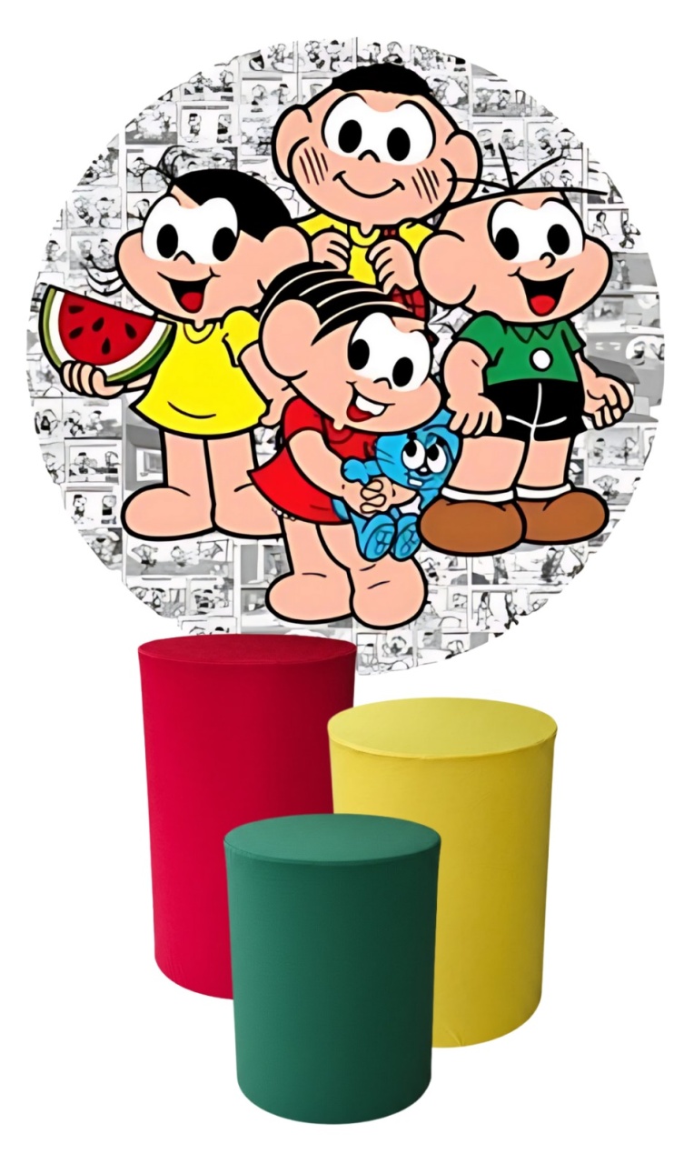 Turma da Mônica - Kit de Capas - Cuca Maluca Festas
