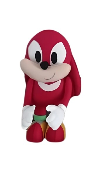 Sonic (Knuckles) - Feltro  - Cuca Maluca Festas