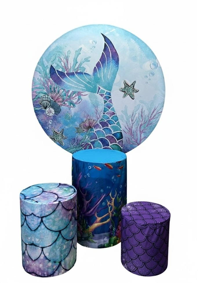 Sereia - Kit de Capas - Cuca Maluca Festas