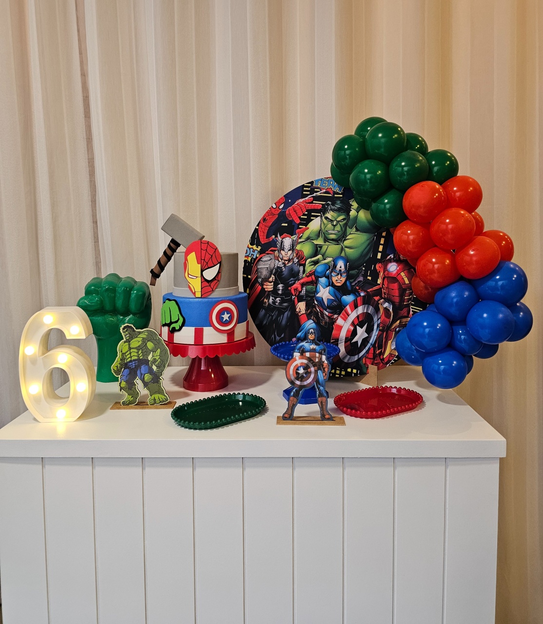 Vingadores - Mini Kit - Cuca Maluca Festas