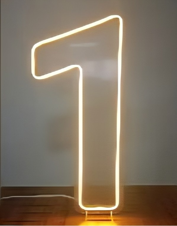 Led 50Cm - Nr. 1 - Cuca Maluca Festas