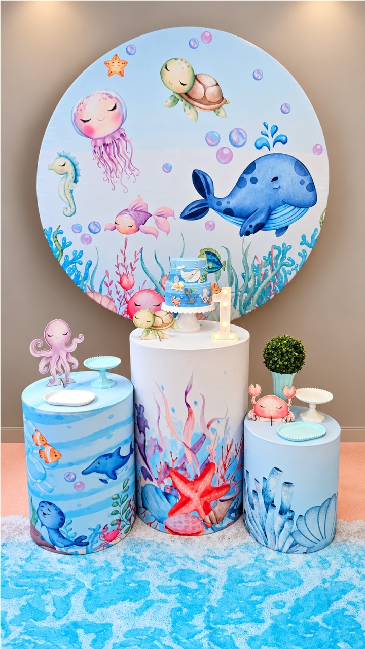 Fundo Do Mar - Kit Bronze - Cuca Maluca Festas
