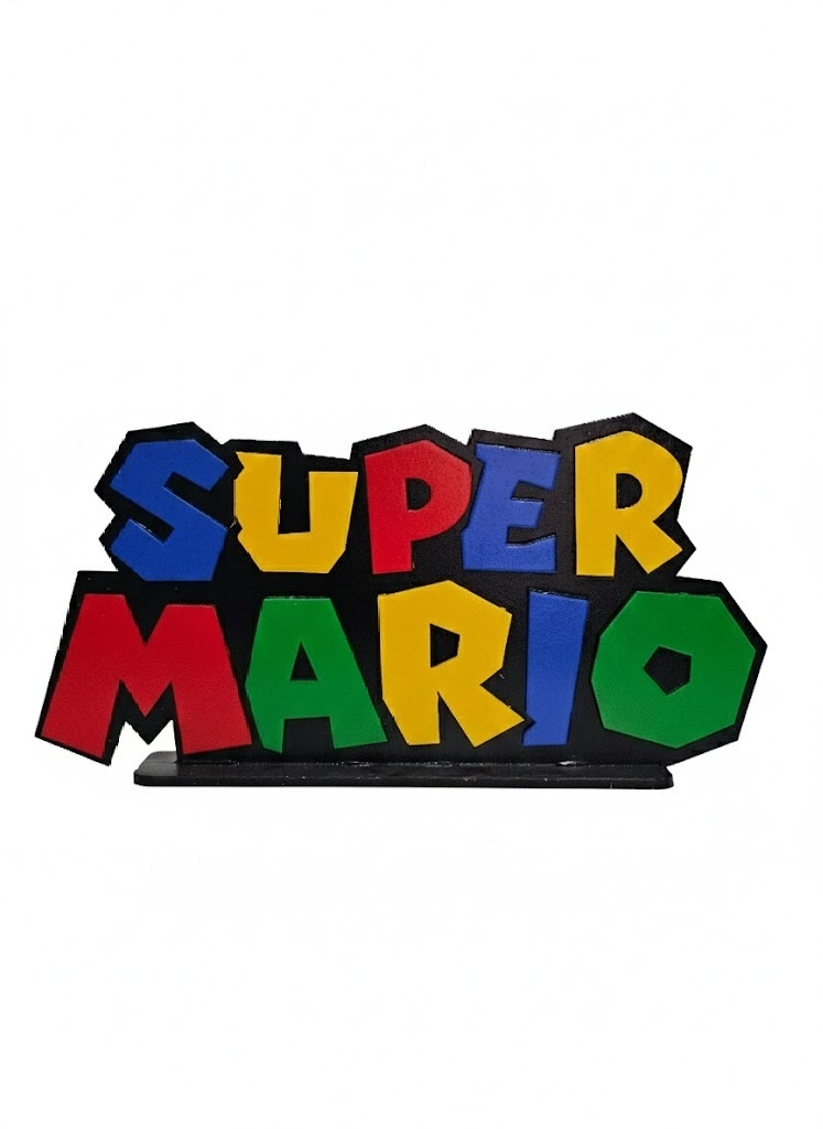 Mario Bros (Super Mario) - Display de Mesa - Cuca Maluca Festas