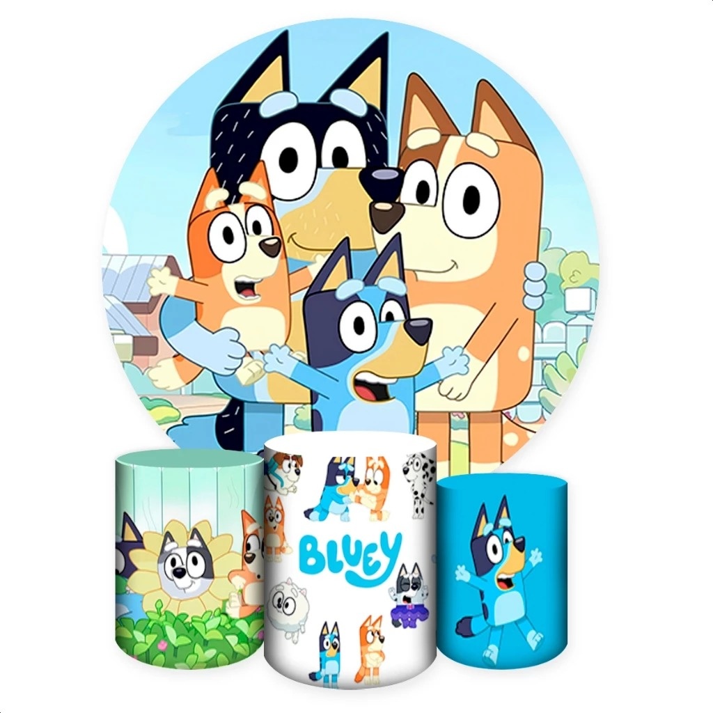 Bluey - Kit de Capas - Cuca Maluca Festas