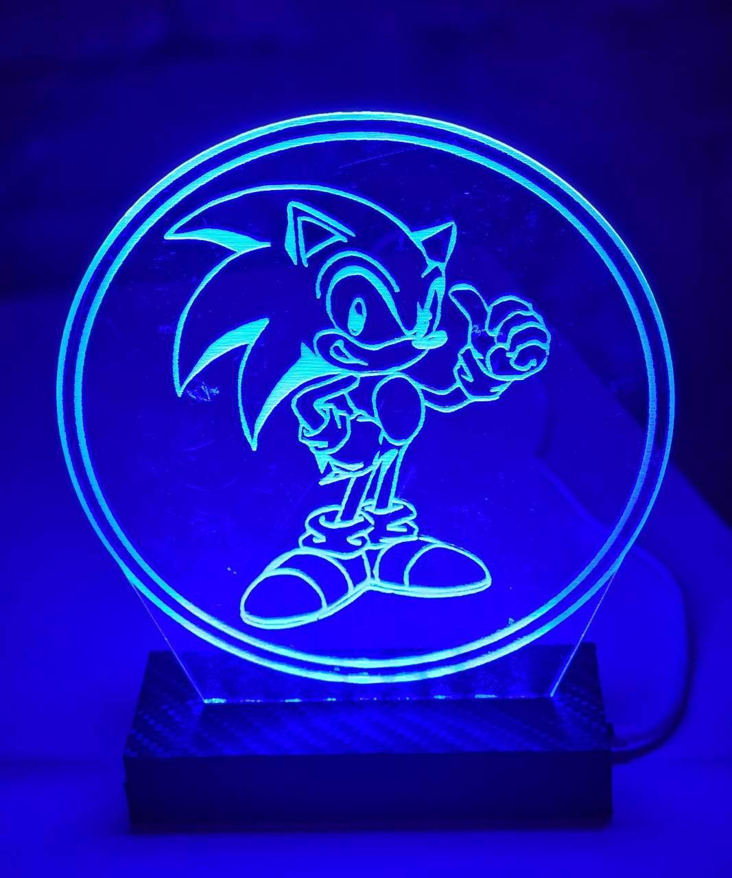 Sonic (Luminária Led) - Cuca Maluca Festas