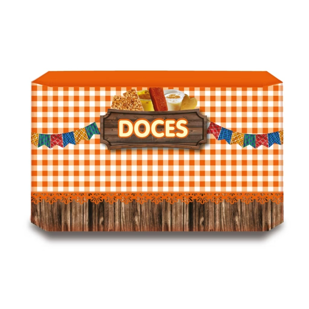 Capa Para Mesas Festa Junina (Opção 4) - Cuca Maluca Festas