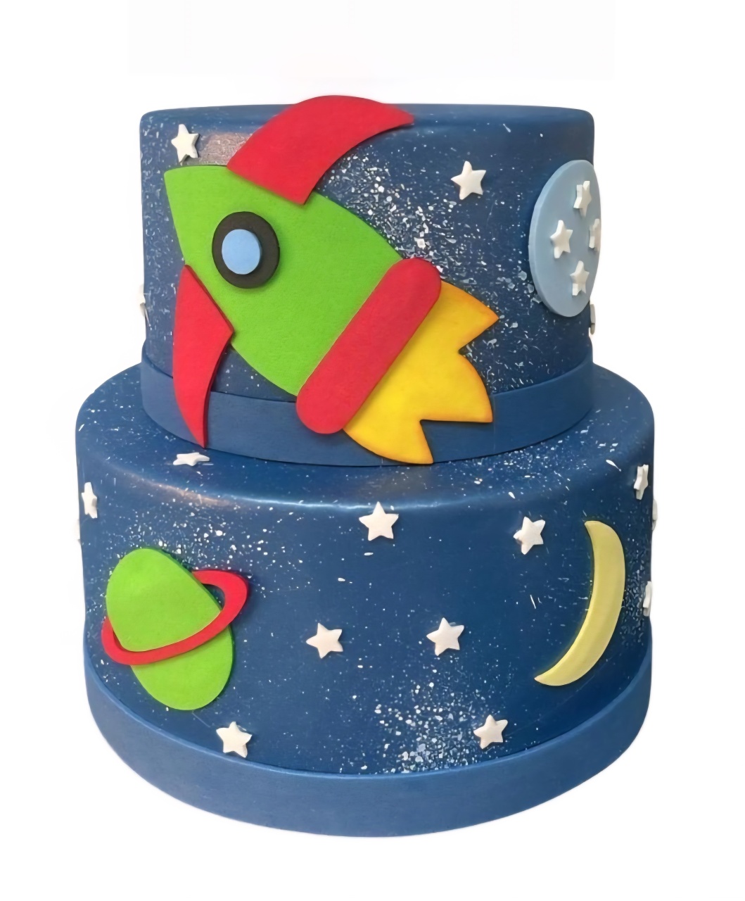Bolo Fake Astronauta - Cuca Maluca Festas