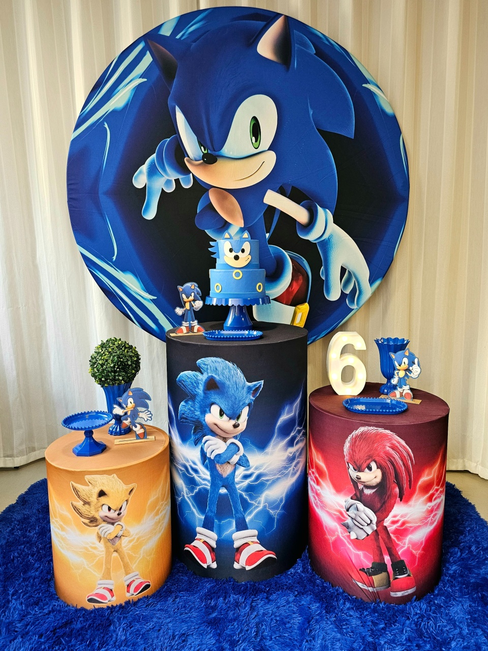 Sonic - Kit Bronze - Cuca Maluca Festas