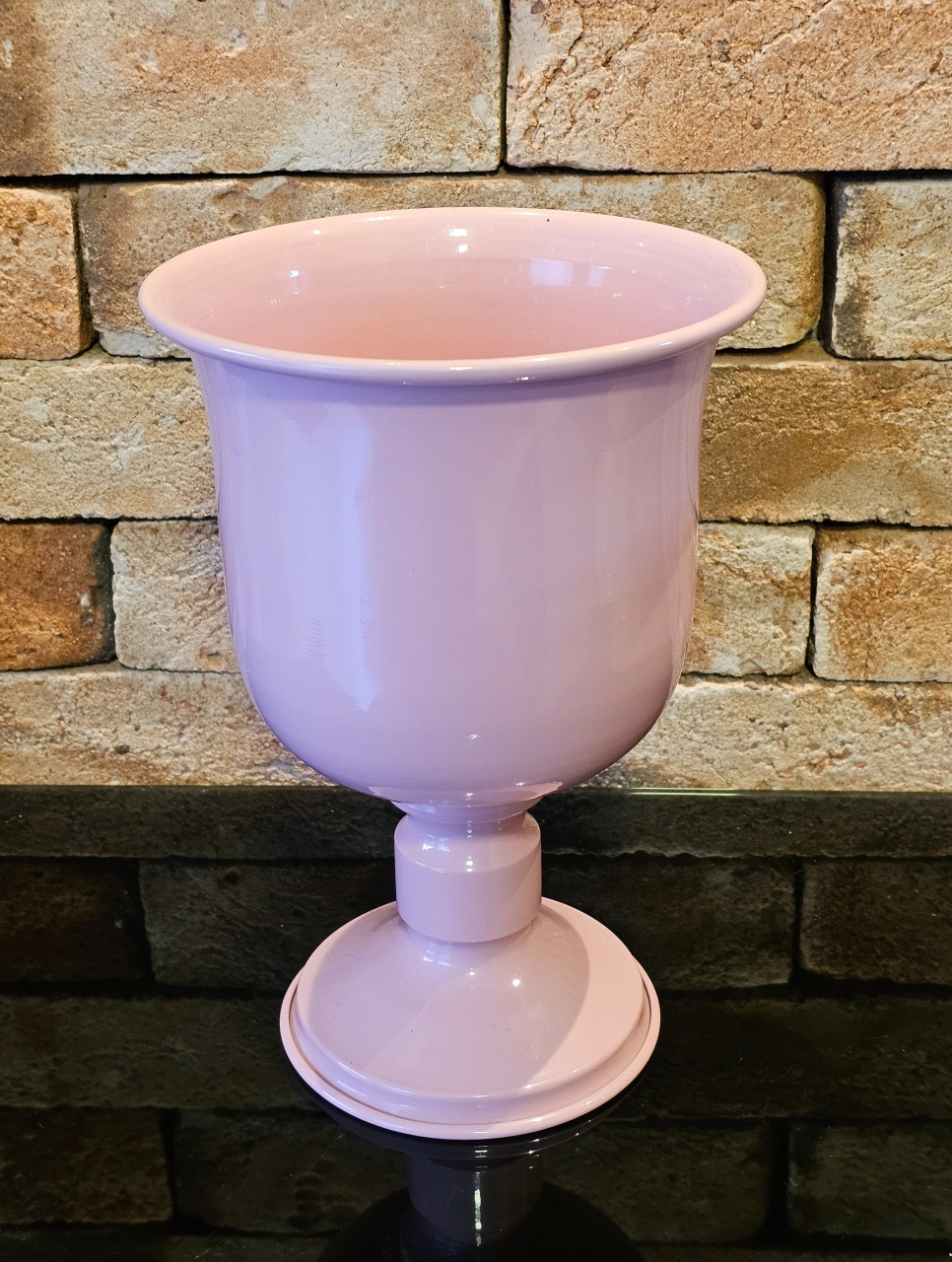 Vaso de Alumínio Rosa Candy G - Cuca Maluca Festas