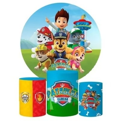 Patrulha Canina - Kit de Capas - Cuca Maluca Festas