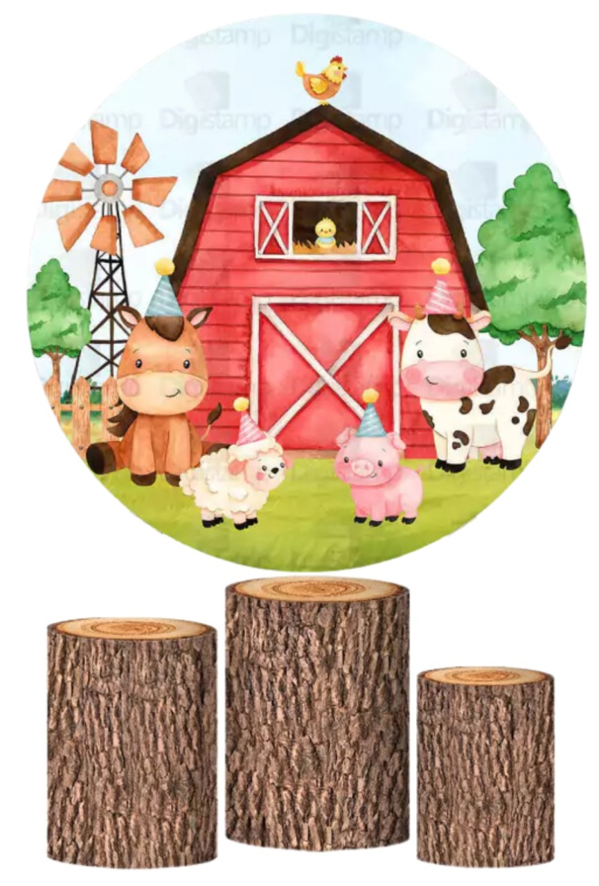 Fazendinha - Kit de Capas - Cuca Maluca Festas