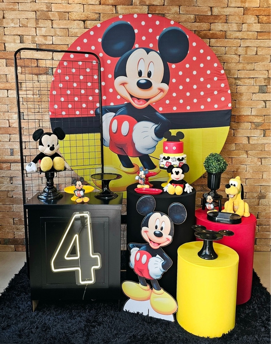 Mickey - Kit Ouro - Cuca Maluca Festas