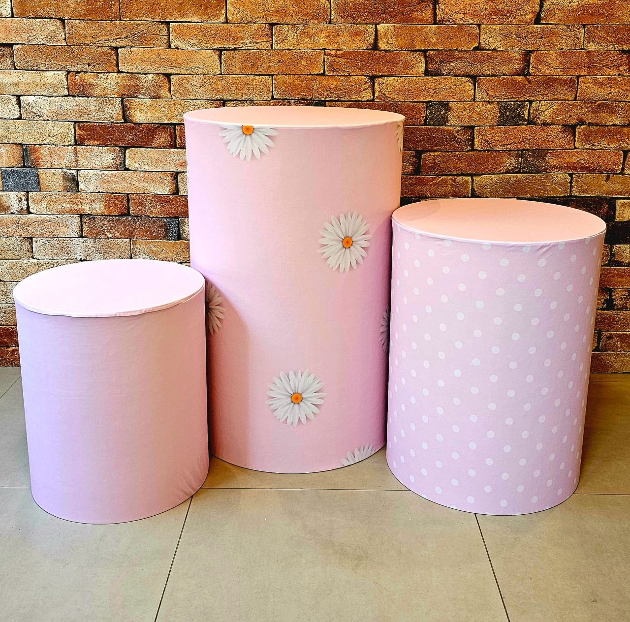 Kit Capas Cilindros - Margaridas - Cuca Maluca Festas