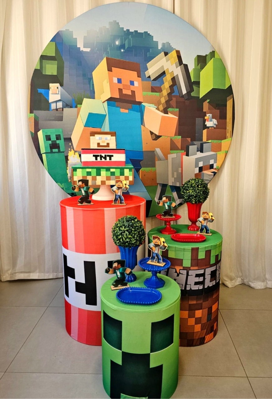Minecraft - Kit Bronze - Cuca Maluca Festas