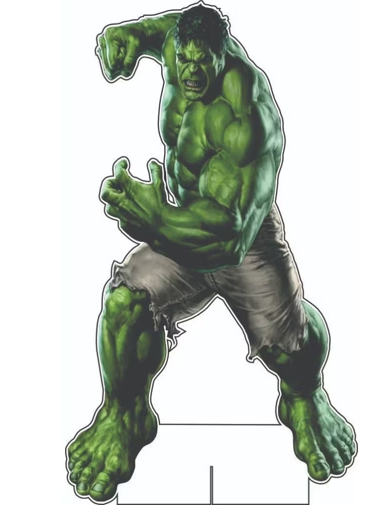 Vingadores (Hulk) - Display de Chão - Cuca Maluca Festas