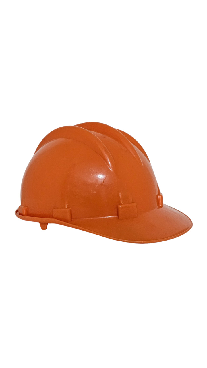 Capacete Laranja (Construção/Trator) - Cuca Maluca Festas