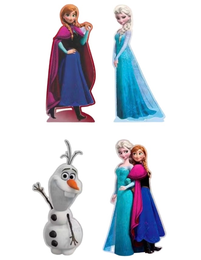 Frozen - Kit 4 Displays de Mesa - Cuca Maluca Festas