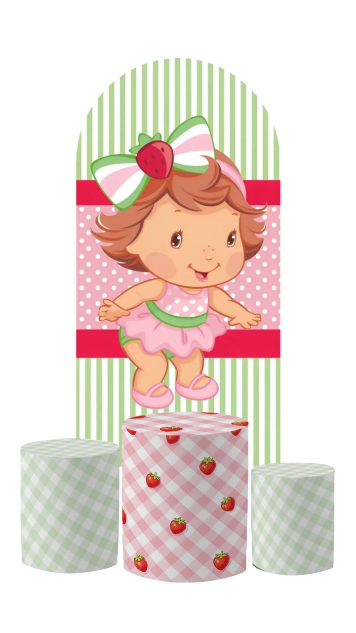 Moranguinho Baby - Kit de Capas - Cuca Maluca Festas