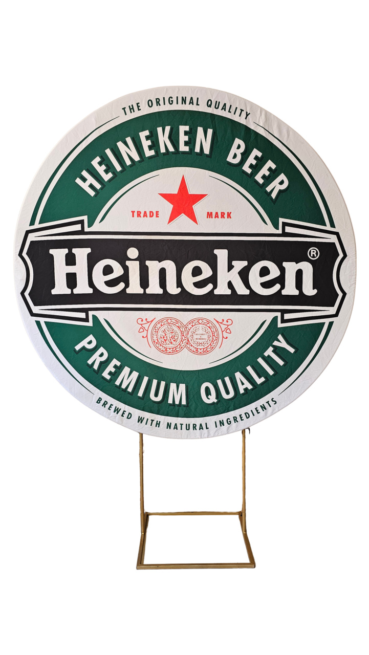 Heineken - Capa Painel Redondo (Boteco) - Cuca Maluca Festas
