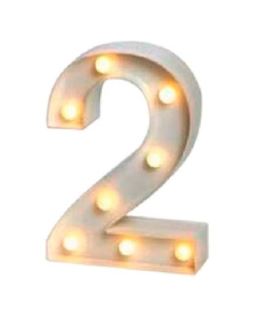 Luminária Led 22Cm - Nr. 2 - Cuca Maluca Festas