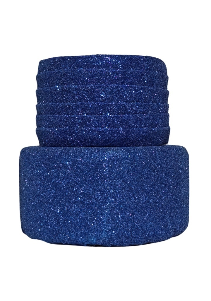Bolo Fake Adulto Glitter Azul - Cuca Maluca Festas