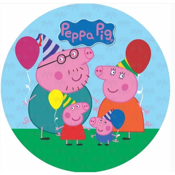 Peppa Pig - Capa Mini Painel 50Cm - Cuca Maluca Festas